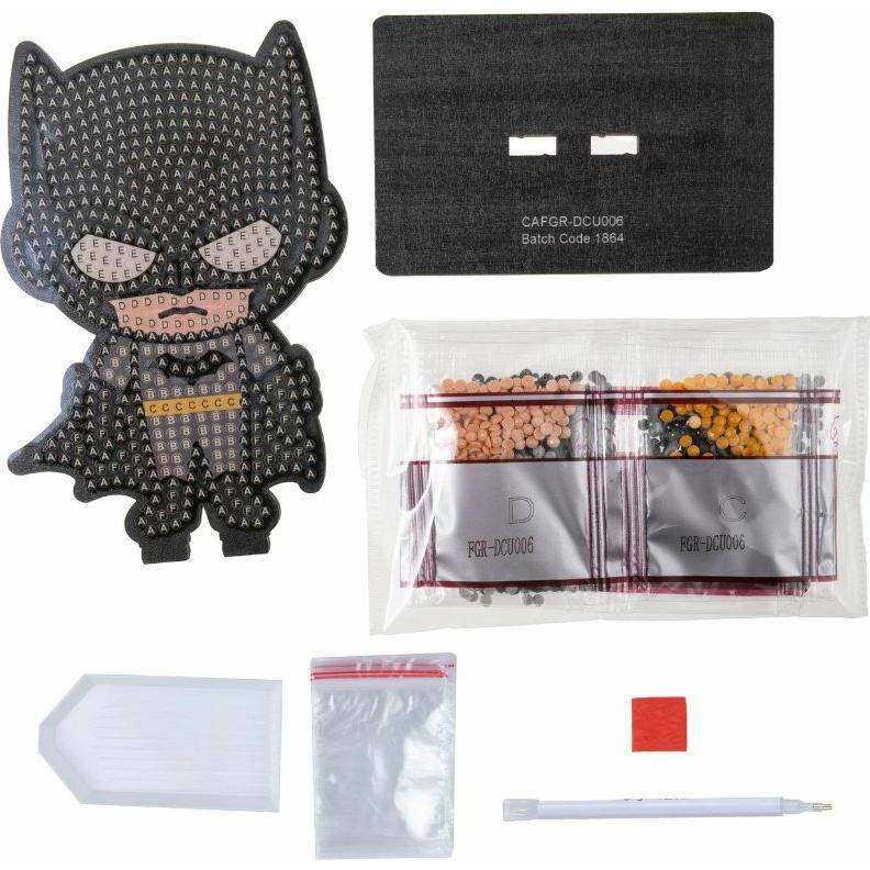 Thumbnail - Craft Buddy Batman (Black), Crystal Art Buddy ca. 11x8cm
