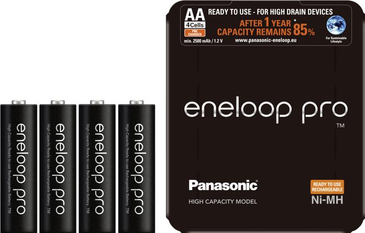 Image du produit Panasonic eneloop pro avec Storage Case (4 pcs, AA, 2500 mAh)