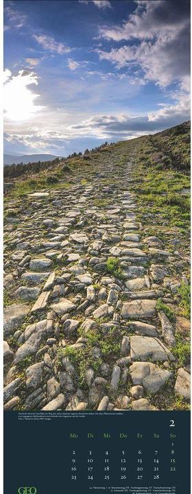 Produktbild Neumann GEOWege2026-Wand-Kalender-Reise-Kalender-Poster-Kalender-25x69 (25 x 69 cm)