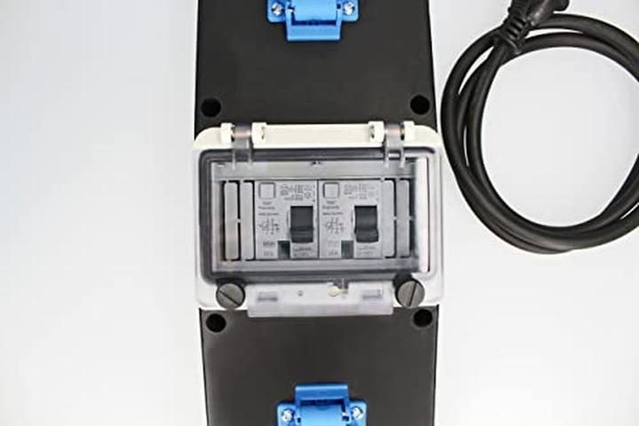 Image du produit As - Schwabe Prises de courant en caoutchouc plein (2 x, CEE 7/3, 2 m)