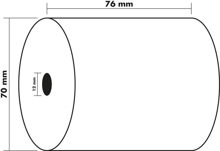 Produktbild Exacompta Kassenrolle