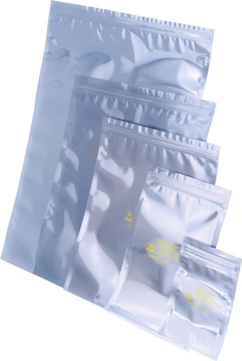Actual product image Quadrios ESD bag (L x W) 75 mm x 125 mm shielding ESD code letter S 10 (10 pcs.)