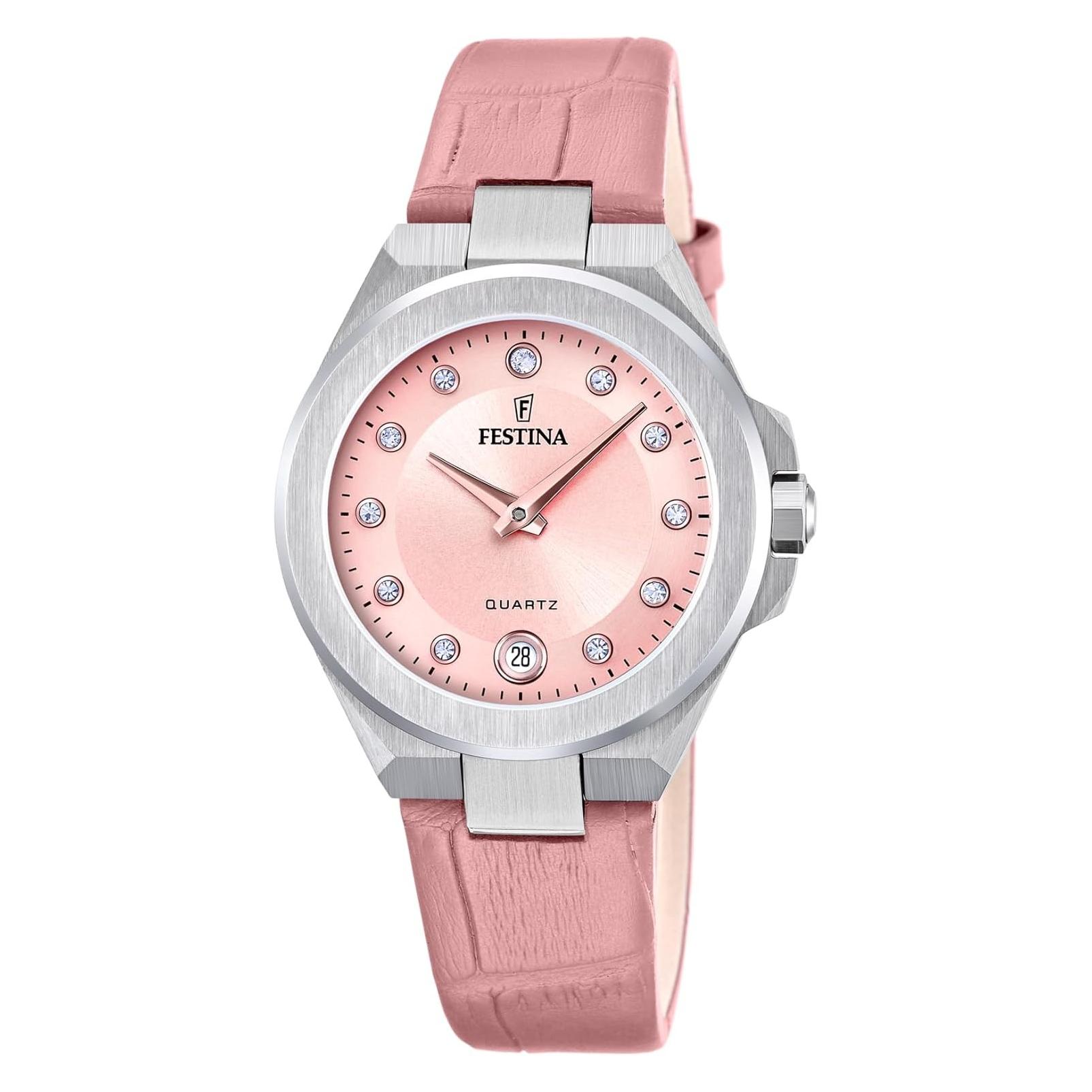Festina, Horloge, F20701/2, Goud, Roze, (Analoog Horloge, 33 mm)