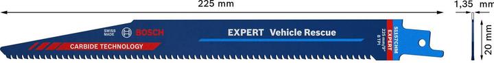 Actual product image Bosch Professional Zubehör EXPERT 'Vehicle Rescue' S 1157 CHM reciprocating saw blade, 10 pieces