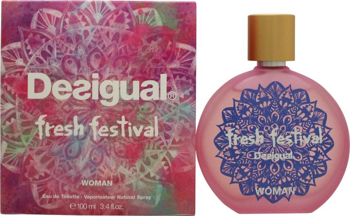 Actual product image Desigual Fresh Festival Woman Eau De Toilette Spray 100ml (L) (Eau de toilette, 100 ml)