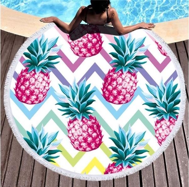 Actual product image ATL Telecom Ltd BQ50D Large round beach towel 150cm (150 x 150 cm)
