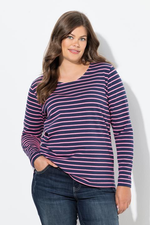 Produktbild Laurasøn Ringelshirt, Langarm, Rundhalsausschnitt (48)