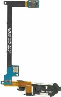Produktbild OEM Samsung Galaxy Note 4 Home Button Flex - weiss (Galaxy Note 4)