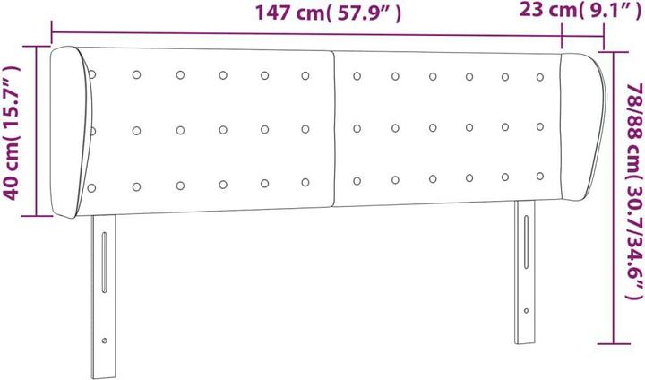 Produktbild VidaXL Zain (147 x 23 x 88 cm)