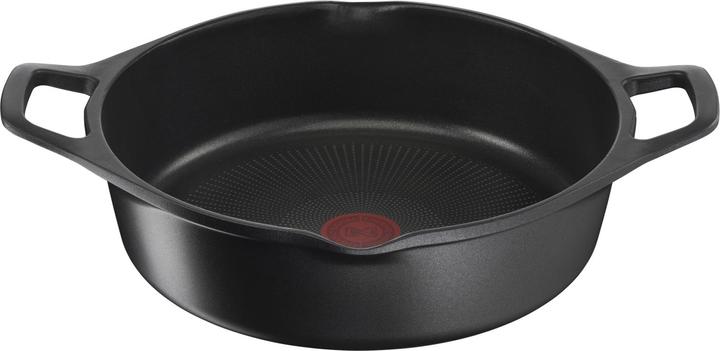 Productafbeelding Tefal Robusto - Braadpan - 28 cm + deksel (Koekenpan, Gegoten aluminium, Gietijzer, 28 x 9.40 cm)
