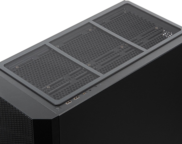 Actual product image Silverstone SST-FF146B magnetic dust filter