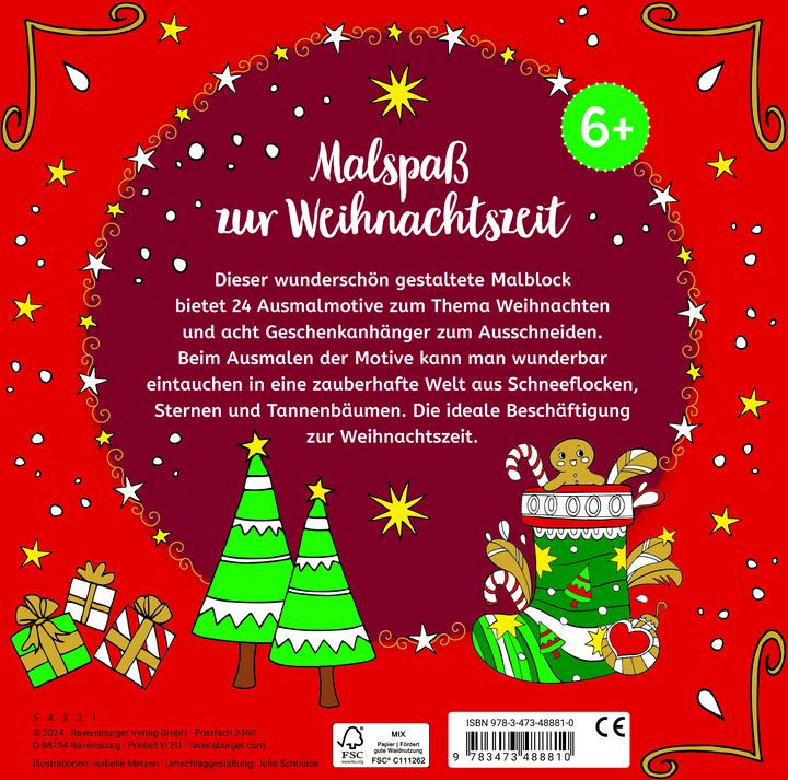 Produktbild Ravensburger Mein Malblock Weihnachten