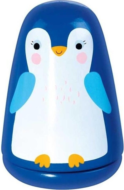 Goki Wooden music box Little Penguin Good night