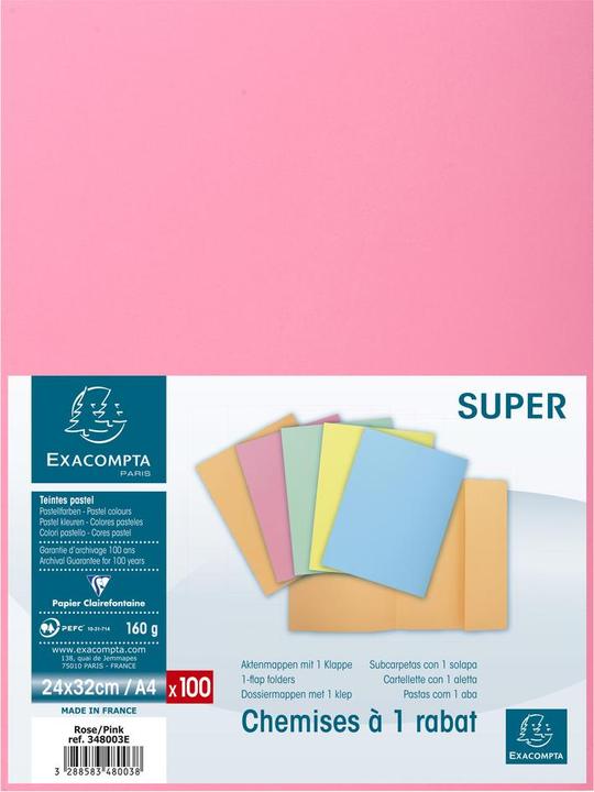 Actual product image Exacompta Collection folders - File covers (A4, 50 x)