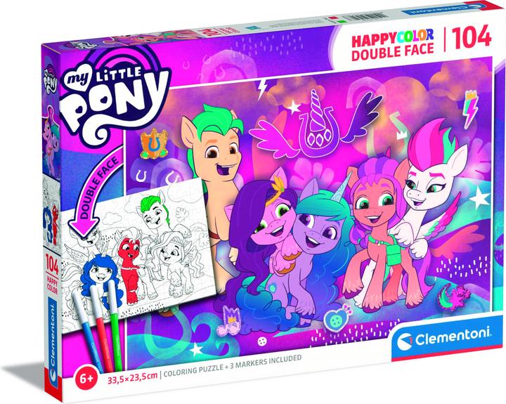 Actual product image Clementoni Puzzle 104el My Little Pony 25726 (104 pieces)