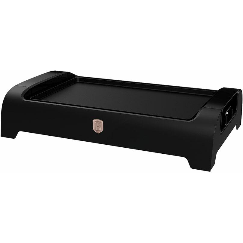 BerlingerHaus Griglia elettrica da tavolo 1500W Black Rose Collection, Griglia da tavolo, Nero