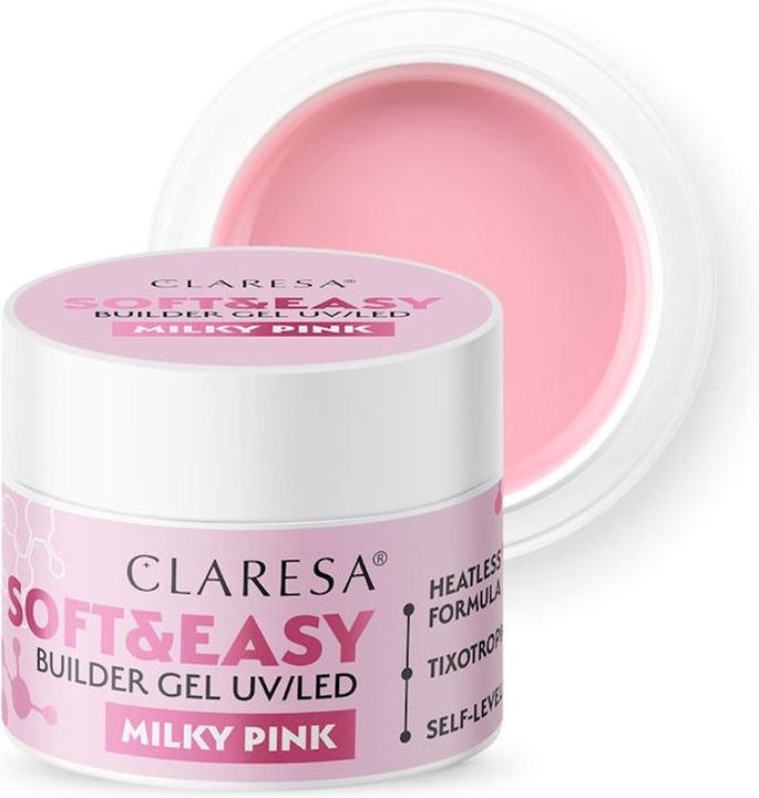 Claresa Builder Gel Soft & Easy Milky Pink 45g (Körpergel)
