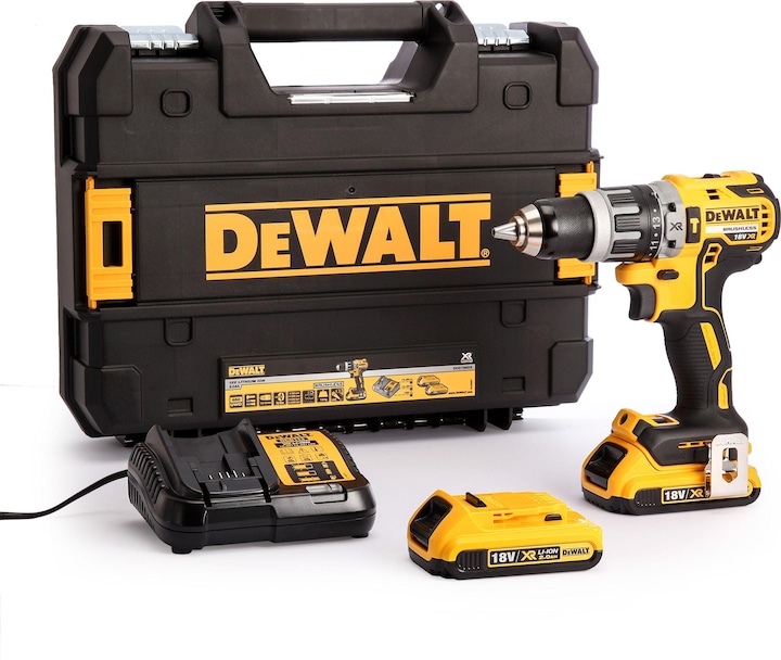 DeWalt Perceuse à percussion (Fonctionnement sur batterie)