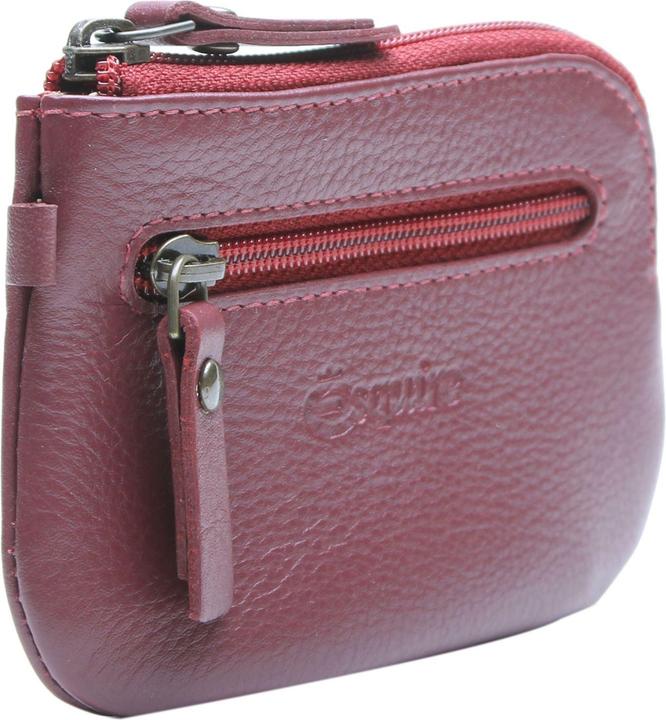 Actual product image Esquire Peru leather key pouch 11 cm