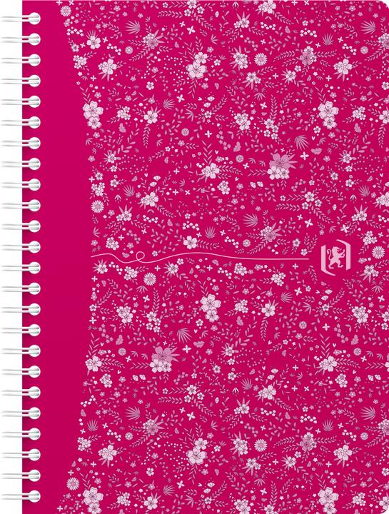 Image du produit Oxford Forme florale (A5, À rayures, Couverture rigide)