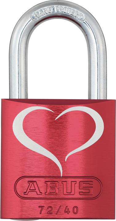 Immagine prodotto Abus 72/40 red Love Lock 2 Lock-Tag
