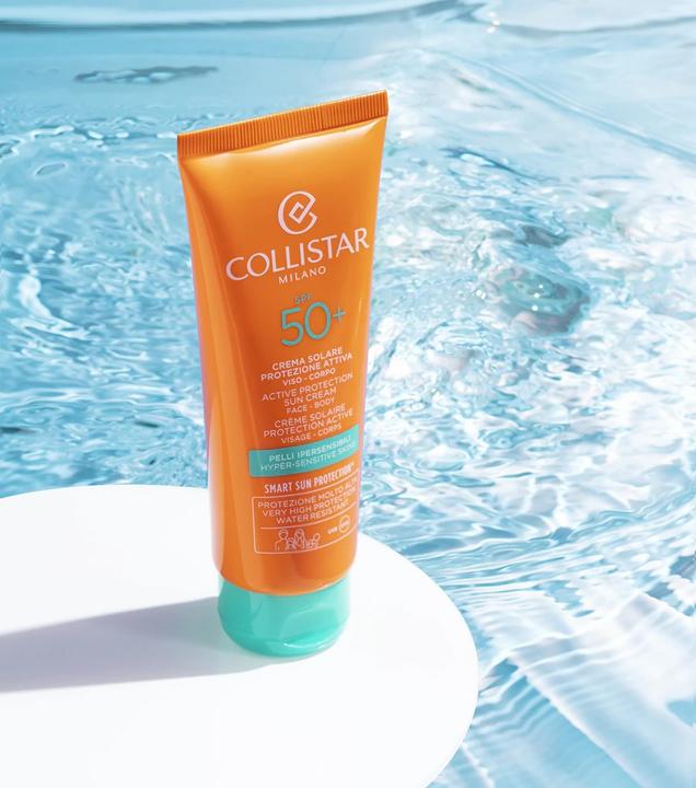 Actual product image Collistar CS Sun - Active Protection Sun Cream face & body SPF50+ (Suntan cream, SPF 50, 100 ml)