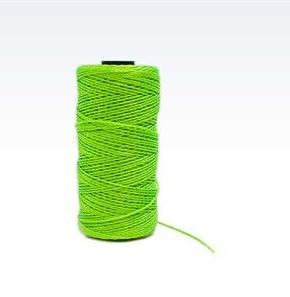 Actual product image Antalis Mursnor 6/8 3-slået i neongrøn nylon 100g 1,2mmx120m. Brudstyrke 50kg