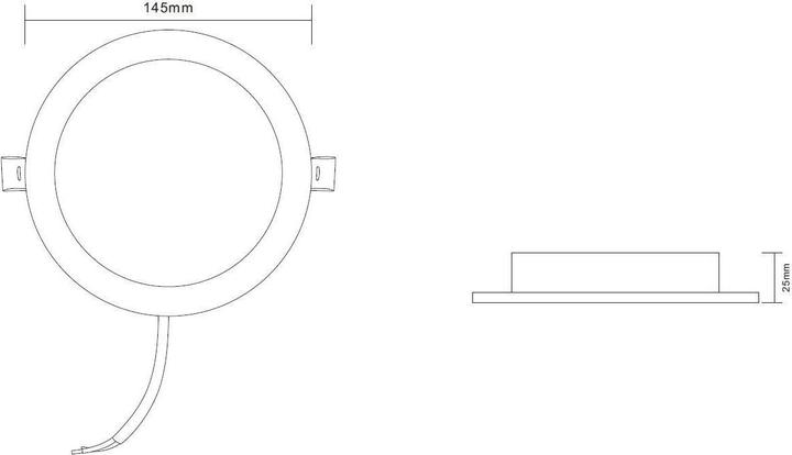 Produktbild Okko Recessed LED Light Epirus 9w Round