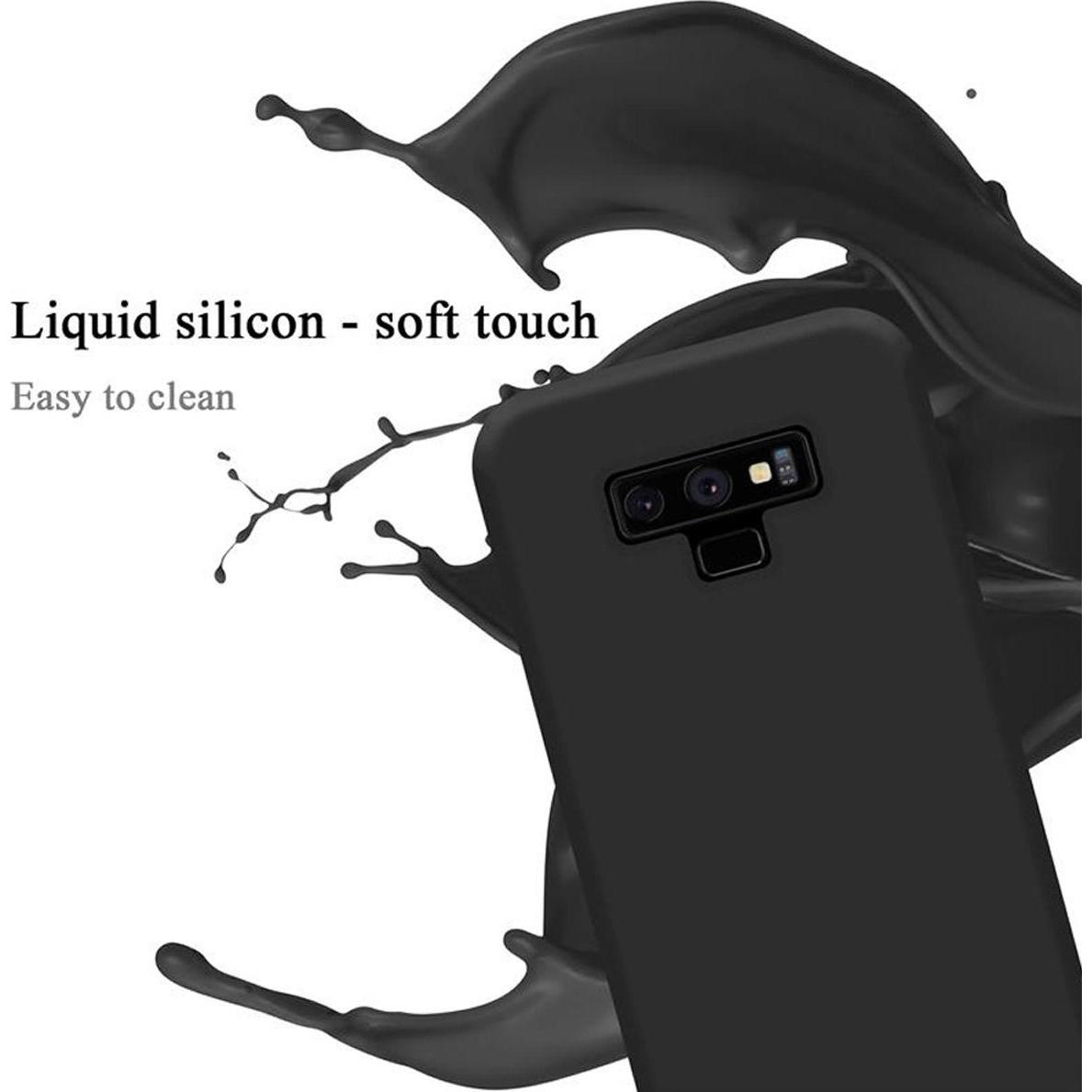Thumbnail - Cadorabo TPU Liquid Silicone Case Cover (Samsung Galaxy Note 9), Smartphone Hülle, Schwarz