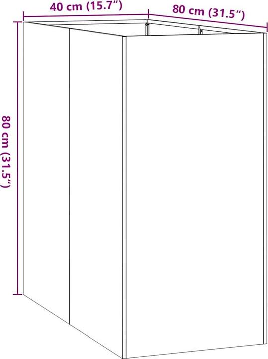 Produktbild vidaXL Pflanzkübel
