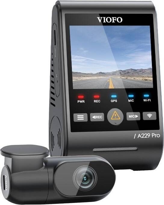 Image du produit Viofo A229 Pro 2CH - 4K dual dashcam - Inclusief gratis cpl Filter - 2023 model (Microphone intégré, 4K)