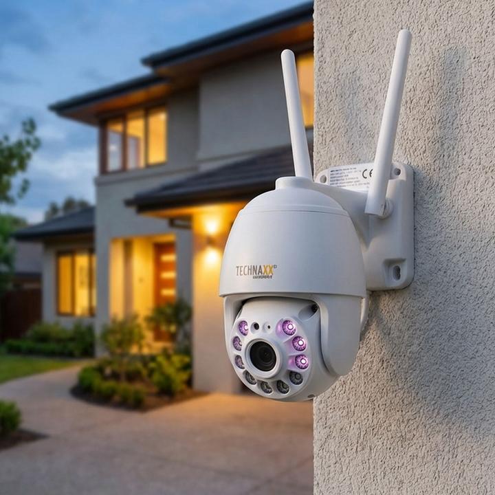Actual product image Technaxx 3MP WIFI PT DOME CAMERA TX-192 (2304 x 1296 Pixels)