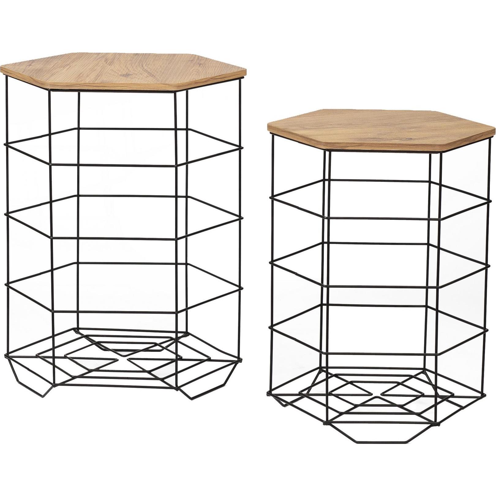 Thumbnail - Hanah Home, Couchtisch + Beistelltisch, Cedric (41.5 x 51 x 36.5 cm)
