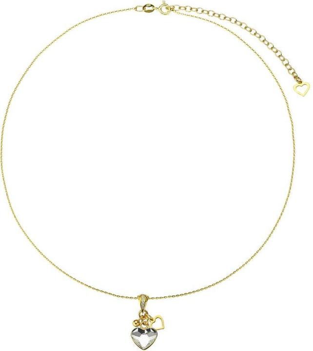 Actual product image Bijouteria Neck jewelry (Silver 925, Premium crystal, Gold plating (gold-plated), 47 cm)