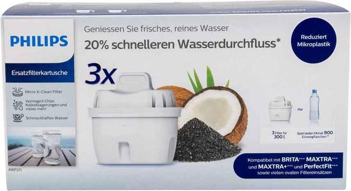 Produktbild Philips Replaceable filter Micro X-Clean 3pcs AWP211 (3 x)