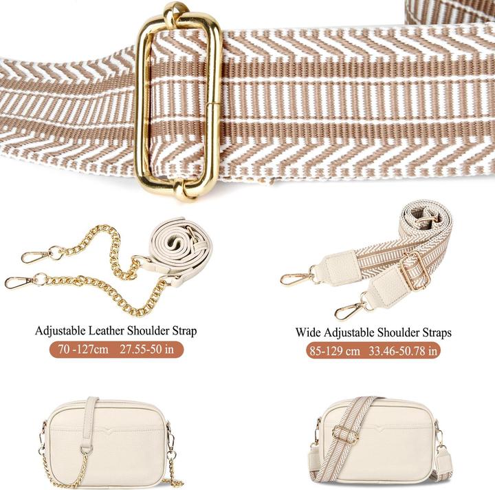 Image du produit Only-Bags.Store Kleine Umhängetasche Elegante Umhängetasche mit 2 abnehmbaren breiten Schulterriemen