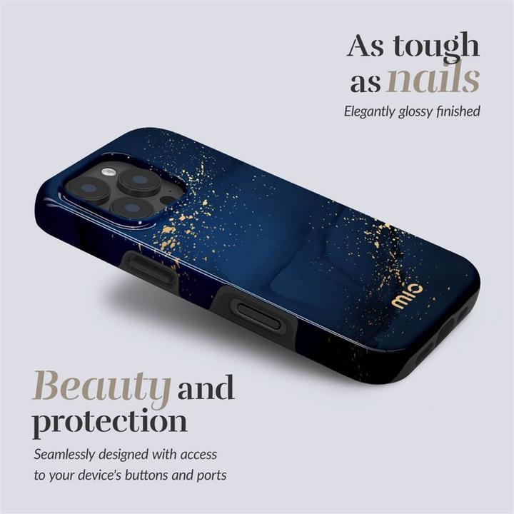 Immagine prodotto Mio Back panel cover Midnight Sparkle Magsafe Case Compatible for iPhone 13/14/15 (Apple iPhone 13, Apple iPhone 14, Apple iPhone 15)