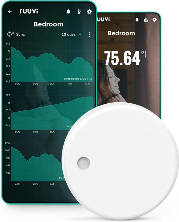 Produktbild Ruuvi RuuviTag Bluetooth Umwelt Sensor 4 in 1