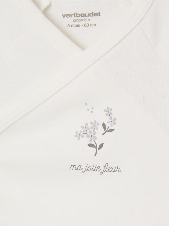 Produktbild Vertbaudet Bio-Kollektion: 5er-Pack Baby Wickelbodys mit kurzen Ärmeln (56)