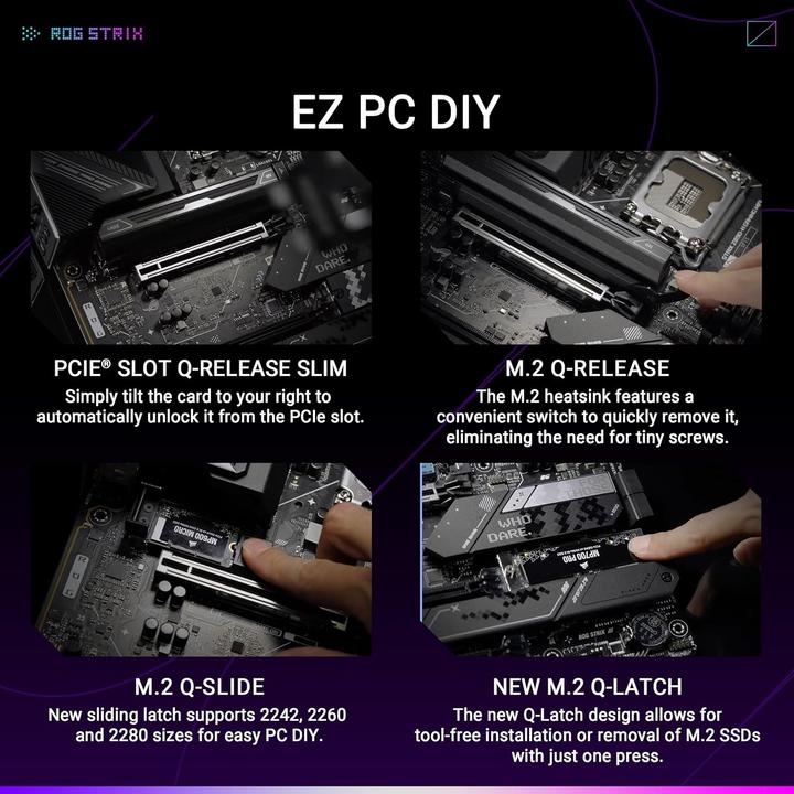 Productafbeelding ASUS ROG STRIX Z890-H GAMING WIFI (LGA 1851, Intel Z890, ATX)