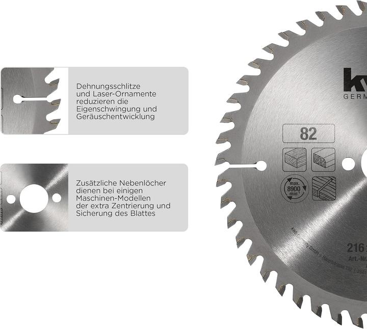 Produktbild kwb 588265 Kreissägeblatt 216 x 30mm 1St.