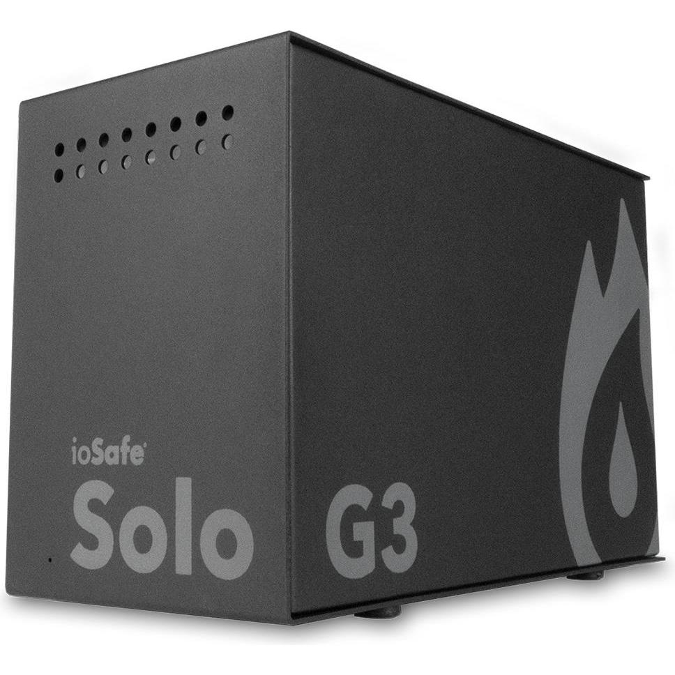 ioSafe SOLO G3 (nero) USB 3.0 3TB 2YR DRS (3 TB), Disco rigido esterno, Nero