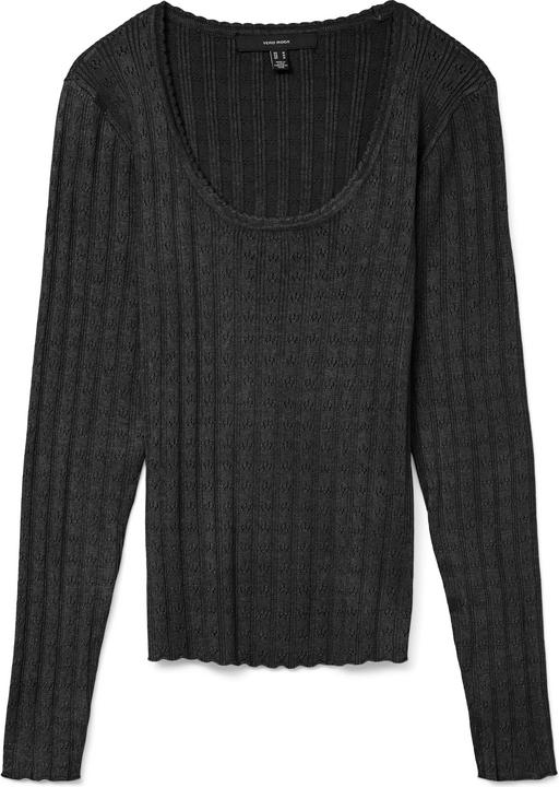 Produktbild Vero Moda Vmwillow Pointelle Langarm Pullover mit U-Ausschnitt (L)