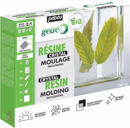 Image du produit Pebeo Kit Résine Cristal Bio (750 ml)