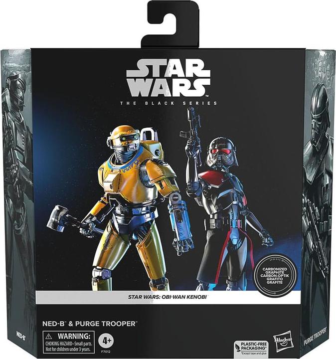 Actual product image Hasbro Star Wars: Obi-Wan Kenobi Black Series Action Figures 2-Pack NED-B & Purge Trooper Exclusive 15 cm