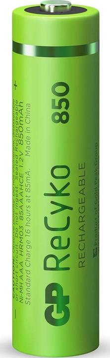Produktbild GP Batteries Micro (AAA) Akku ReCyko+ Akkus 850 mAh (8 Stk., HR03, 850 mAh)