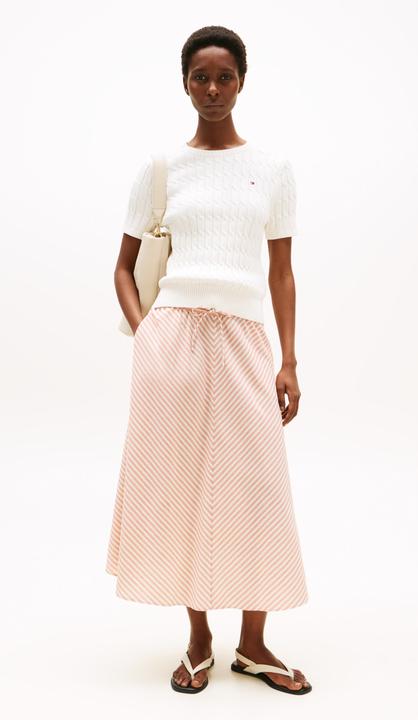 Produktbild Tommy Hilfiger Kabelkurzarmpullover (L)