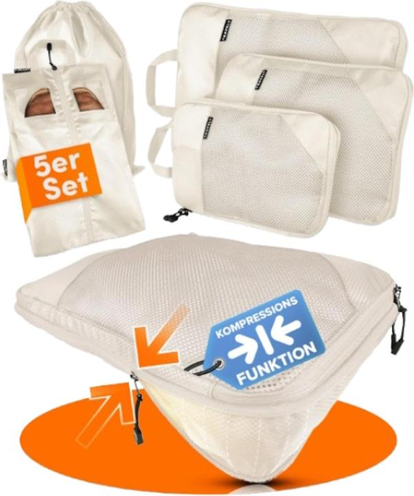 Produktbild Travely 5-teiliges Packwürfel-Set