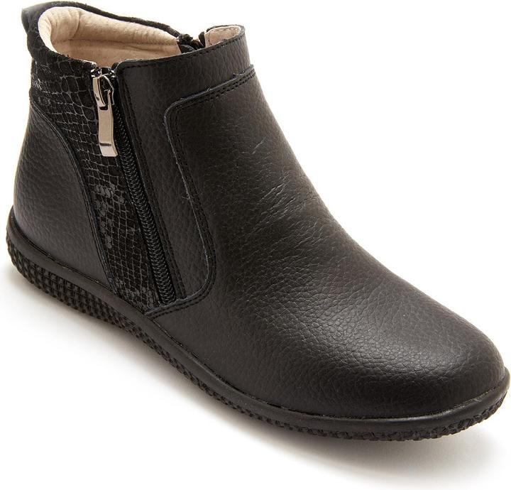 Produktbild Pédiconfort Damen Stiefeletten mit doppeltem Reissverschluss und luftgepolsterter Sohle (36)