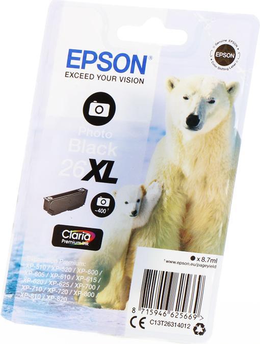 Produktbild Epson 26XL Claria Premium (PBK)